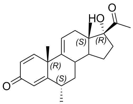 Fluorometholone Impurity 5 Structure