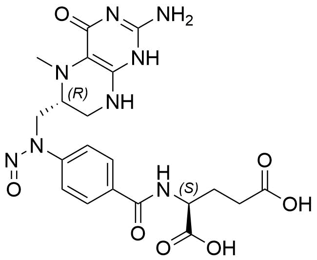 N-nitroso-levomefolic acid-2 Structure