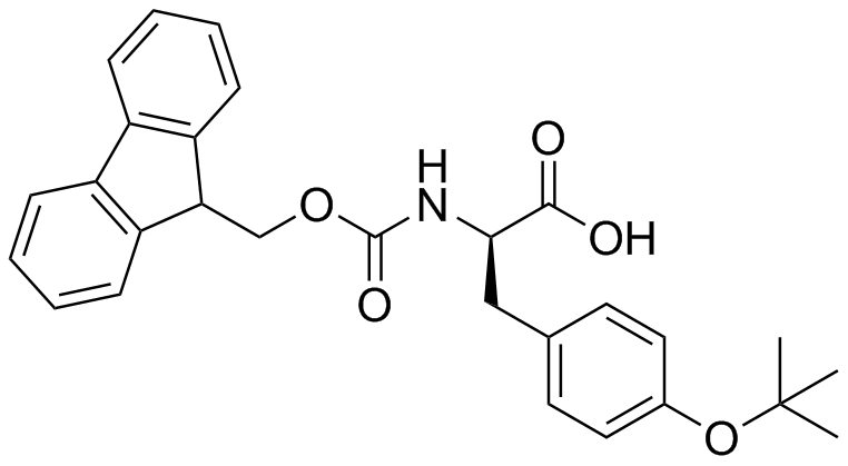 Fmoc-D-Tyr(Tbu)-Oh Structure