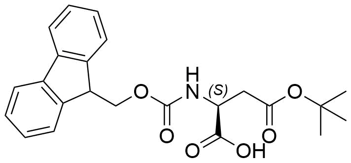 Fmoc-Asp(Otbu)-Oh Structure