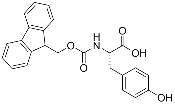 N-Fmoc-L-Tyrosine Structure
