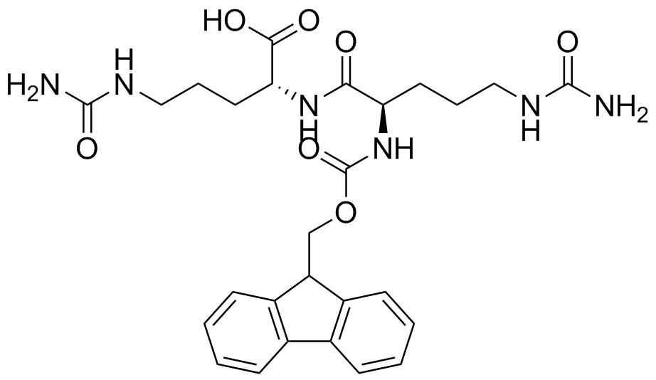 Fmoc- D-Cit - D-Cit -Oh Structure