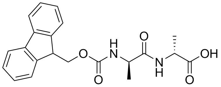 Fmoc-D-Ala-D-Ala-Oh Structure