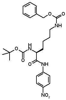 Boc-Lys(Z)-pNA