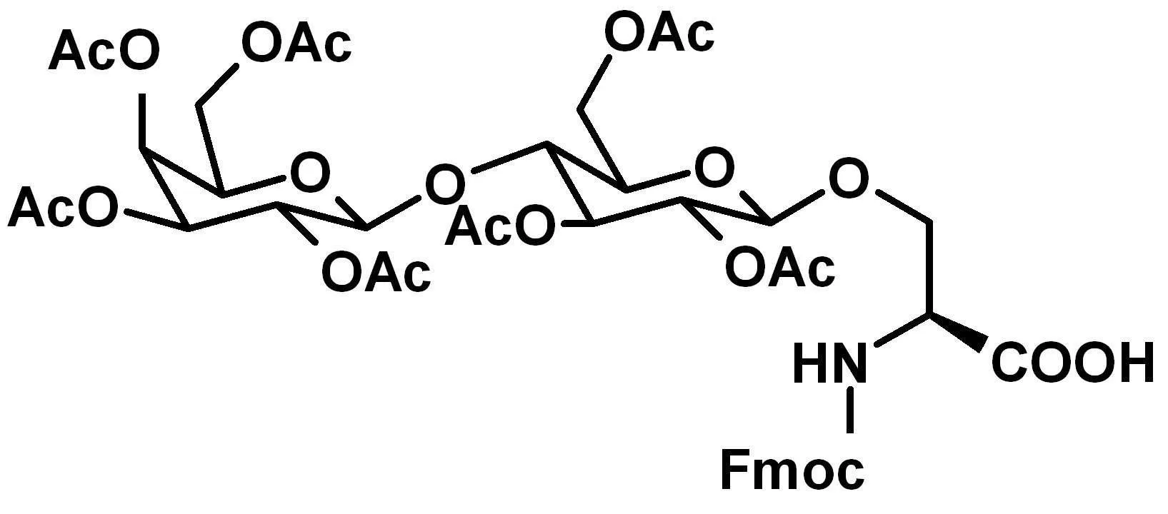 Fmoc-Ser[beta-Lact(OAc)7]-OH